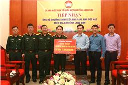 Bộ Quốc phòng hỗ trợ 15 tỷ đồng cho chương trình xóa nhà tạm, nhà dột nát trên địa bàn tỉnh Lạng Sơn